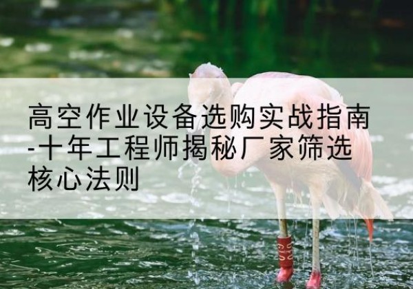 霍州剪叉式升降机厂家-高空作业设备选购实战指南-十年工程师揭秘厂家筛选核心法则