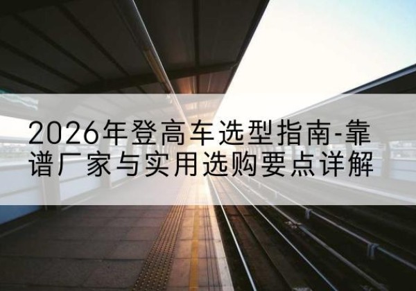 霍州登高车厂家推荐-2026年登高车选型指南-靠谱厂家与实用选购要点详解